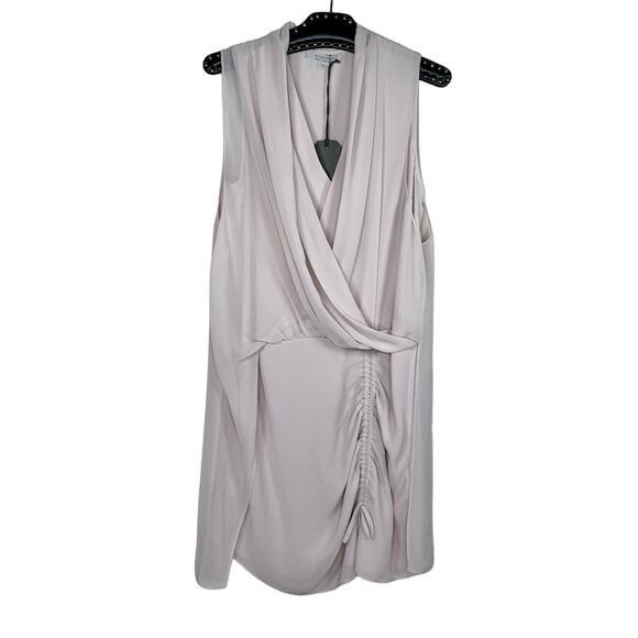 All Saints Sleeveless Cathea Shift Wrap Dress 8 NWT - Picture 2 of 15